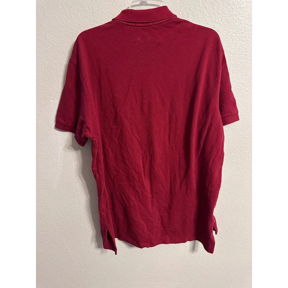 Polo Ralph Lauren Classic Fit Red Short Sleeve Polo Shirt Mens L